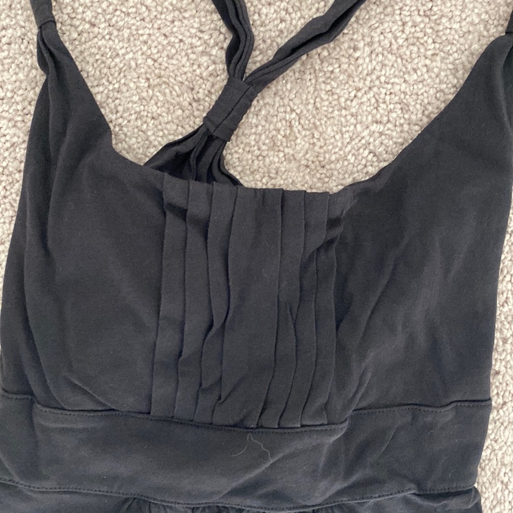 cotton black sundress waist tie american eagle XL black
